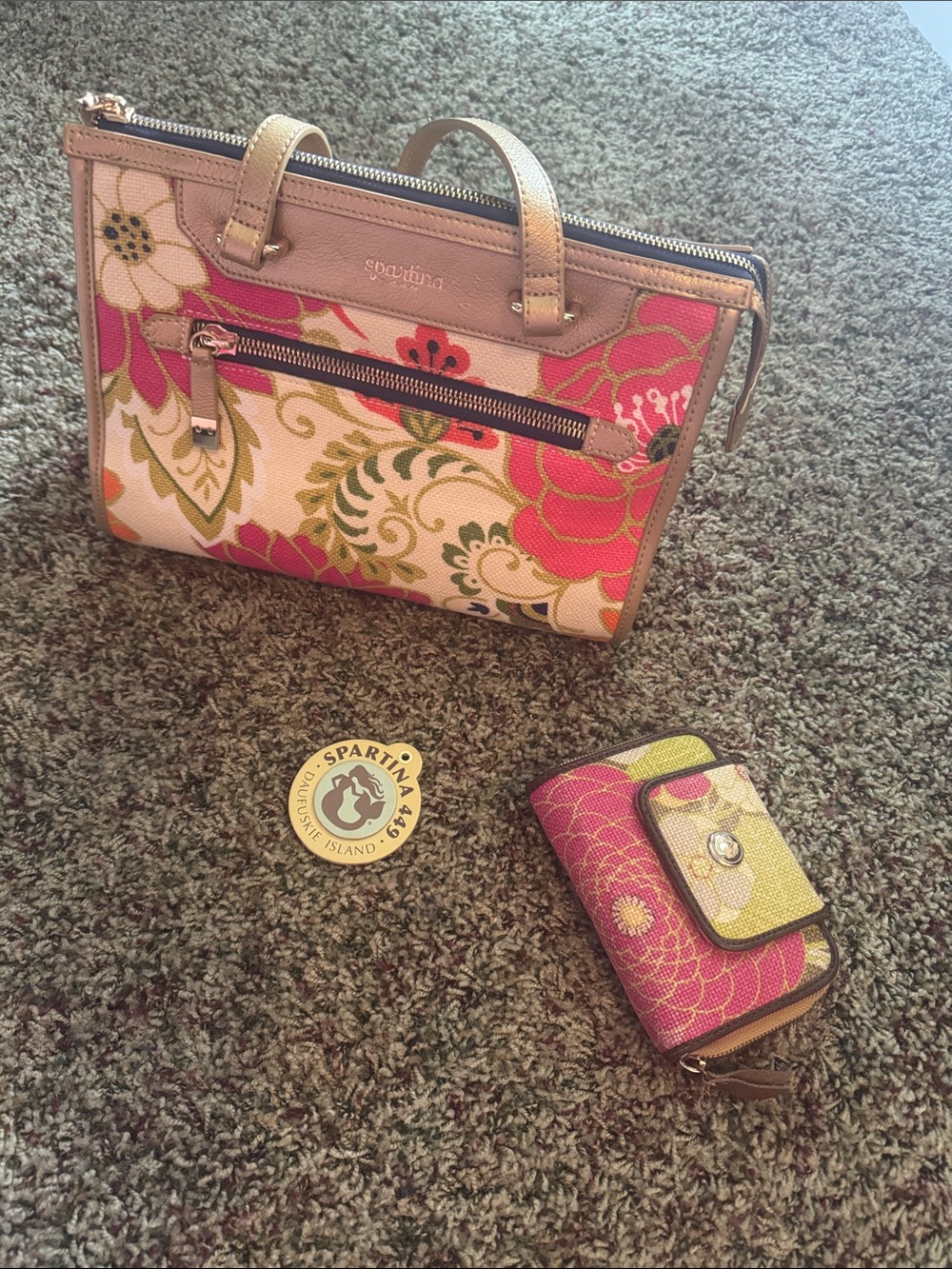 Spartina 449 handbag & coordinating wallet set